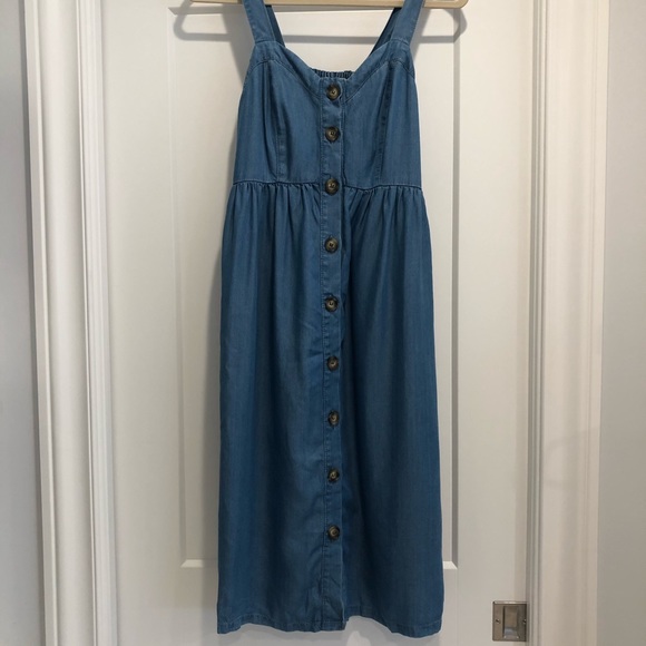 NWT Seraphine chambray denim maternity dress - Picture 3 of 5